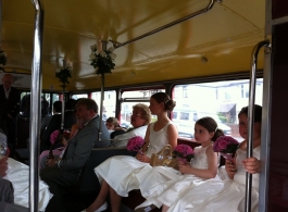 London Routemaster Bus for weddings in Magor